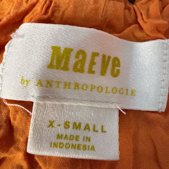 Anthropologie XS Crinkle Plaid Midi Skirt Multicolor Lightweight Cotton Blend El - Picture 8 of 10